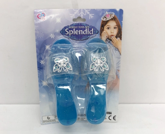 Sjajne plave cipelice za princeze