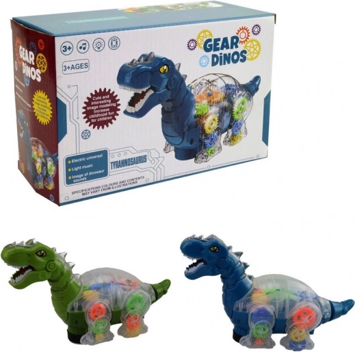Dinosaur s svjetlom i glazbom na baterije