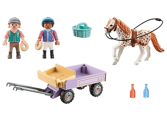 Set figurica Konji 71496 Kočija s ponijima