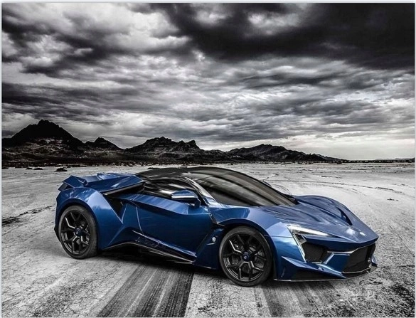 Dijamantna mozaika - Sportski automobil