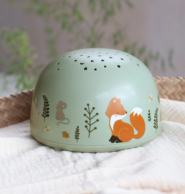 A Little Lovely Company Projektorska svjetiljka – Šumski prijatelji
