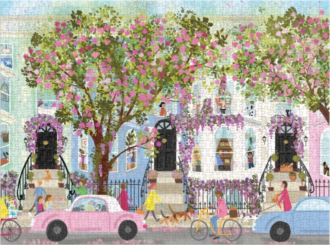 Puzzle Proljetna terasa 1000 komada Galison