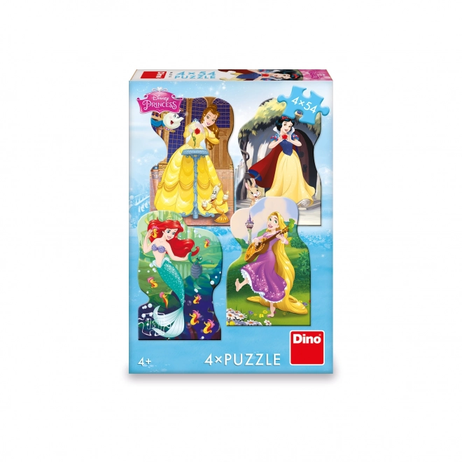 DINO Puzzle Disney princeze 4x54 komada