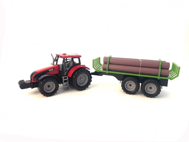 Igračka Traktor s Prikolicom za Balvane za Djecu