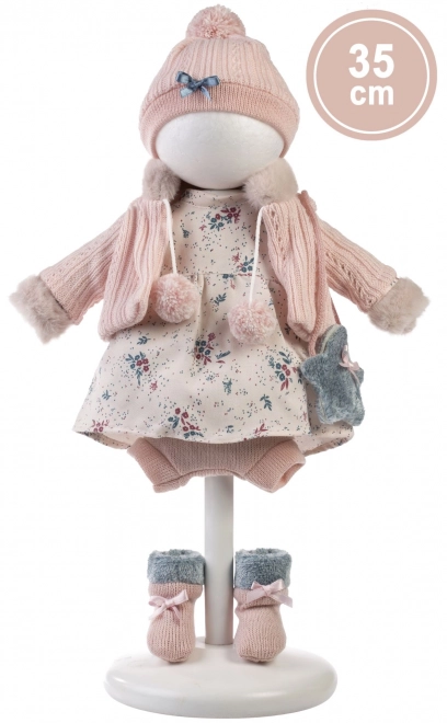 Llorens 535S SARA - realistična lutka s mekanim platnenim tijelom - 35 cm