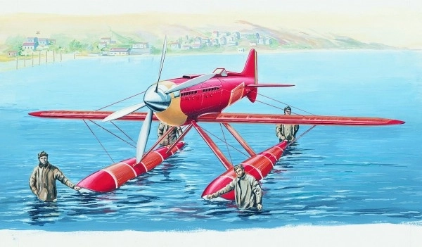 Model Macchi Castoldi M.C.72 1:48 17,5x19cm u kutiji 31x13,5x3,5cm