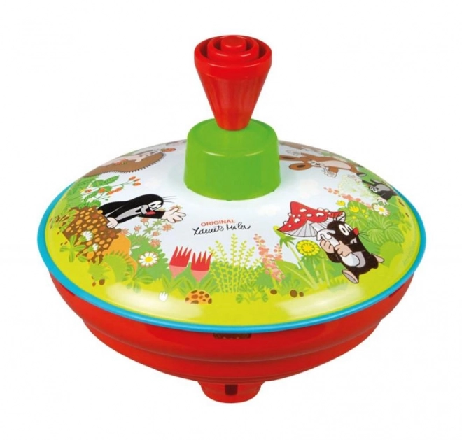 Káča rotirajući Krtek metal/plastika 13cm