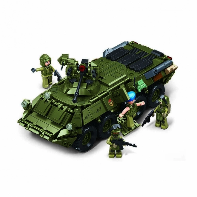 Građevni set tenk BTR-80AS IFV od Sluban u mjerilu 1:35
