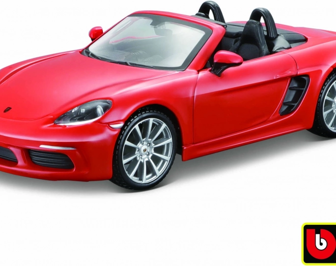 Model Bburago Porsche 718 Boxster narančasta 1:24