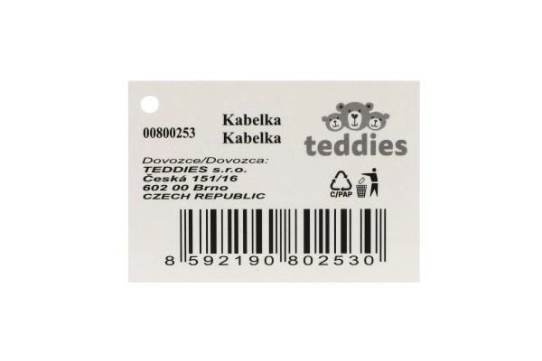 Kabelka/Torba jednorog s kamenčićima plastika 4 boje u vrećici 17x15x3cm
