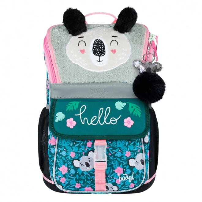 BAAGL SET 5 Zippy Baby Koala: školska aktovka, pernica, vrećica, mape, kutija