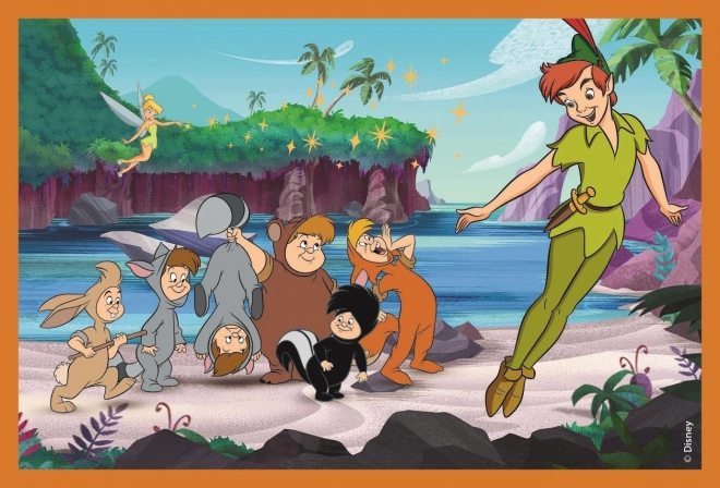 CLEMENTONI Slagalica kocke Disney klasika, 6 kocki