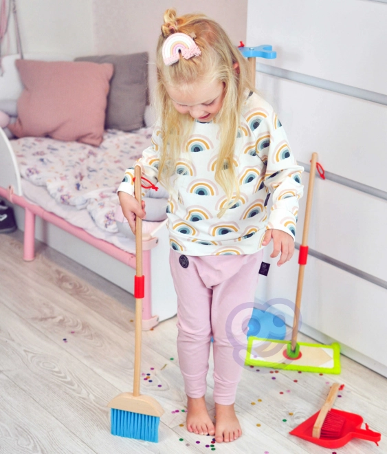 Drvena garnitura za čišćenje za djecu Tooky Toy