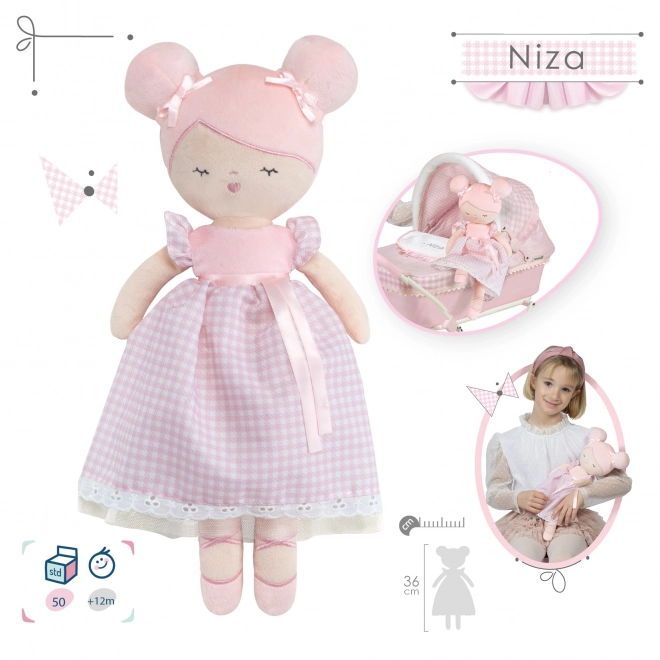 DeCuevas 20146 plišana lutka NIZA - 36 cm