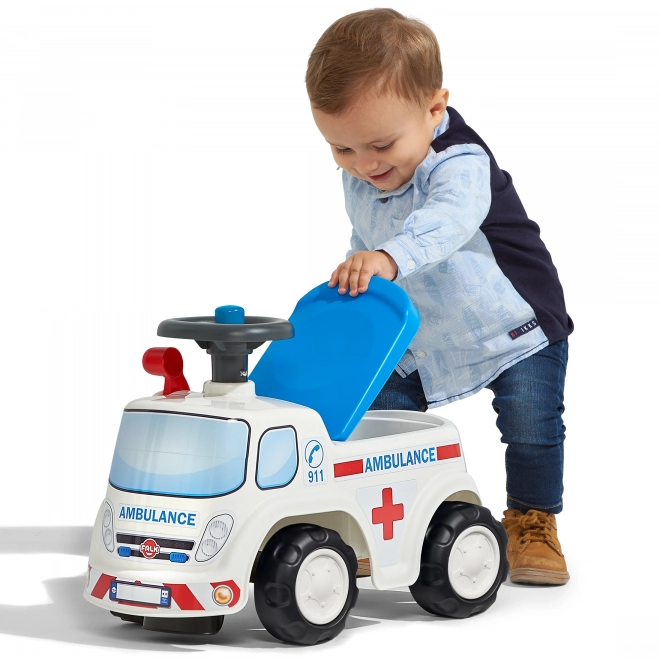 FALK Guralica Ambulance s otvorivim sjedalom i sirenom na volanu