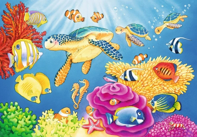 Puzzle podmorska ljepota 2x24 komada