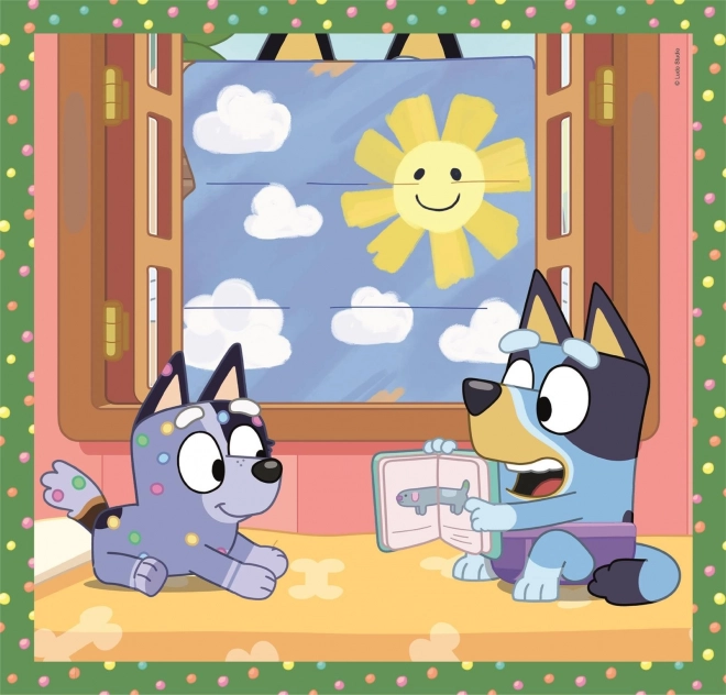 Puzzle 3x48 komada Bluey Kvadratne