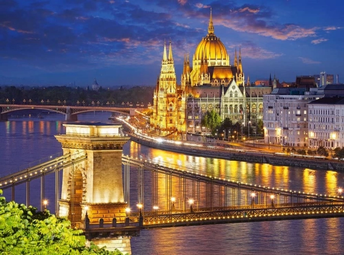 Puzzle od 2000 dijelova – Budimpešta u sumrak