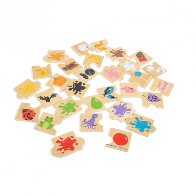 Bigjigs Toys Didaktičke puzzle Boje