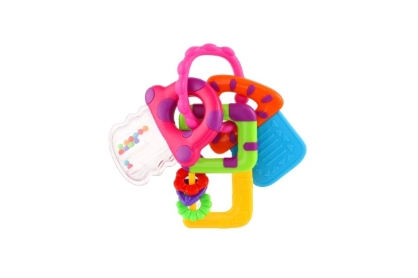 Zvečka/Grickalica ključevi plastika 10x12cm na kartici 3m+