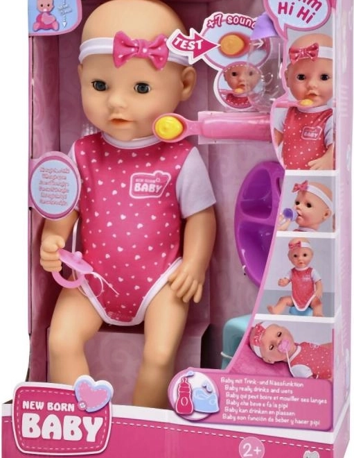 Panenka New Born Baby Hungry 38 cm
