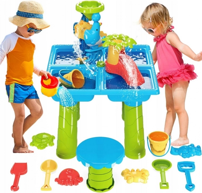 Woopie stolna vodena igračka 2u1 pješčanik sa stolićem XL Aquapark