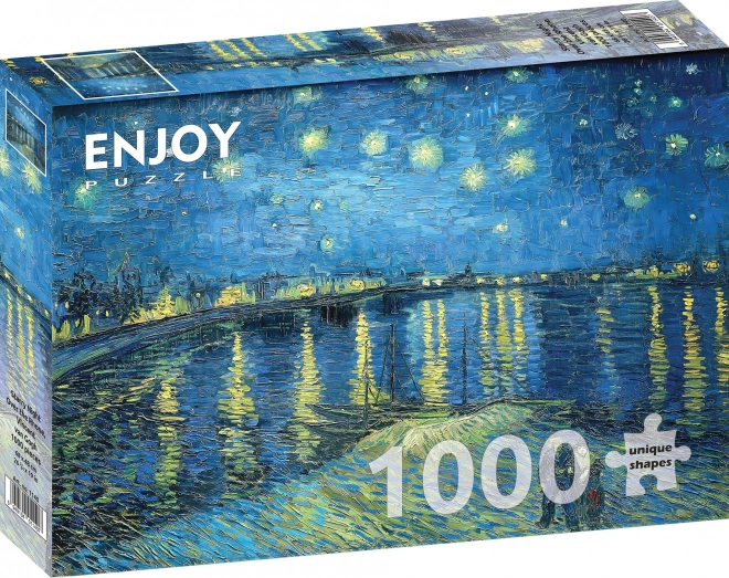 Puzzle Zvjezdana noć nad Rhonom 1000 komada