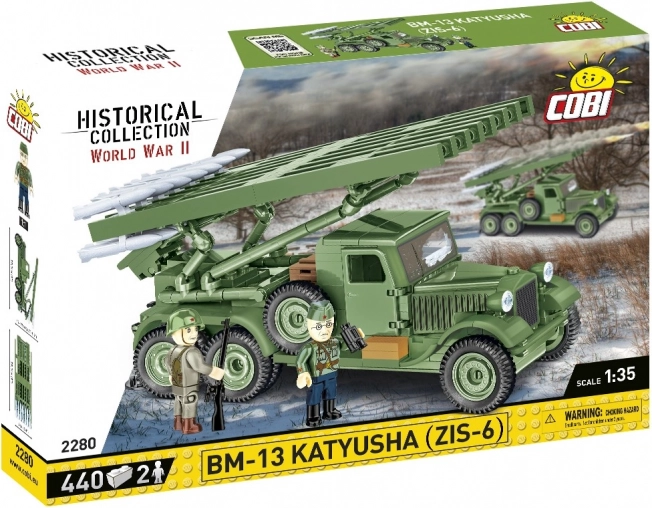 Konstrukcijski set BM-13 KAĆUŠA (ZIS-6) 1:35