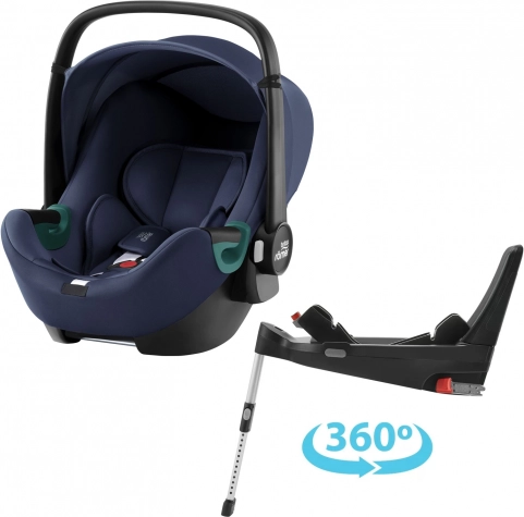 Autosjedalica za djecu Baby-Safe 3 i-Size s Flex Base 5Z u indigo plavoj boji