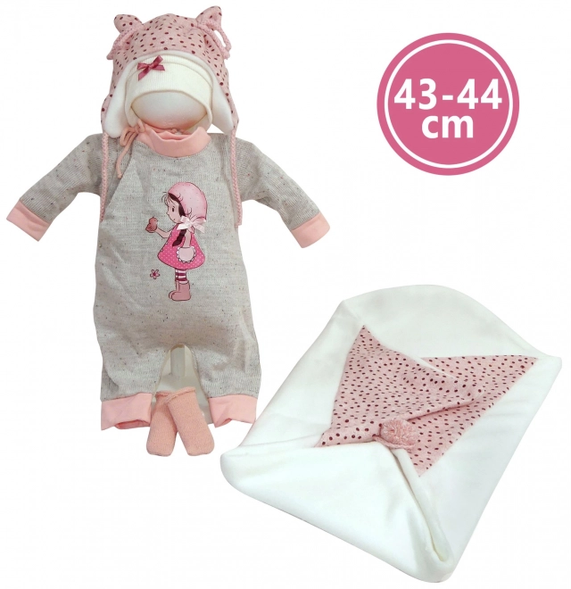Llorens M844-60 odjeća za lutku beba NEW BORN veličine 43-44 cm
