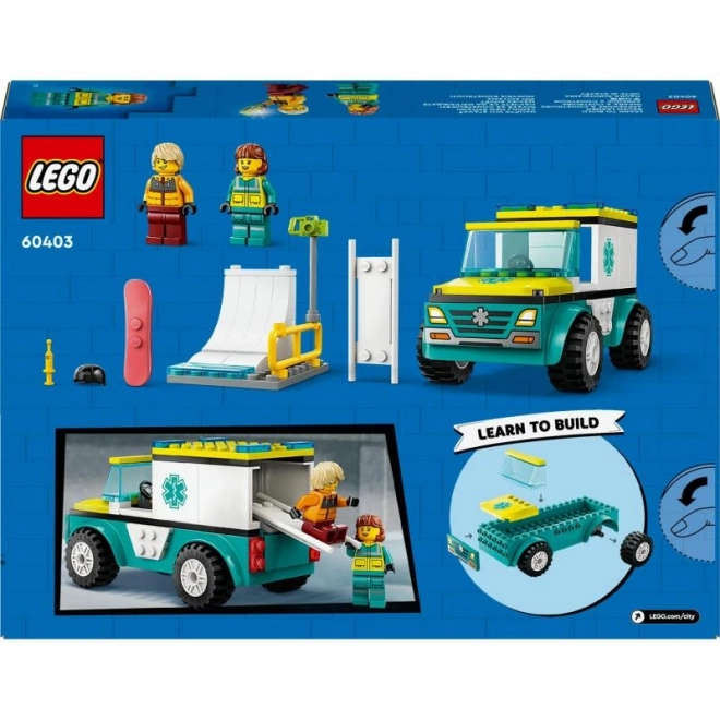 LEGO® City 60403 Hitna pomoć i snowboardaš