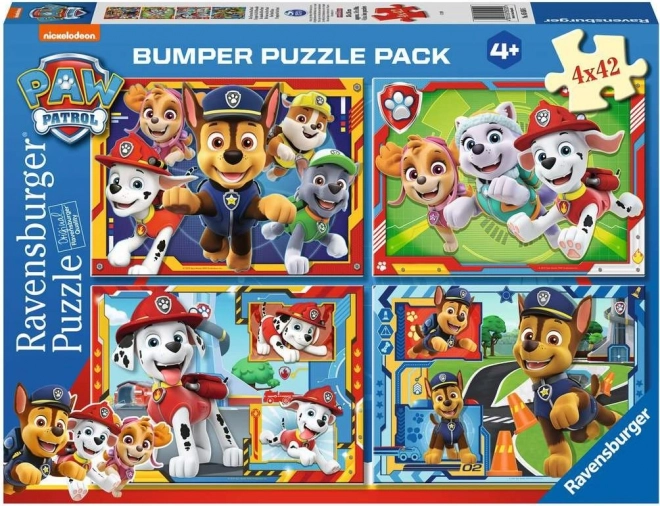 Puzzle PAW Patrol 4x42 dijela od Ravensburgera