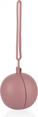 Silikonska kutijica za dudu s kopčom, Old Pink