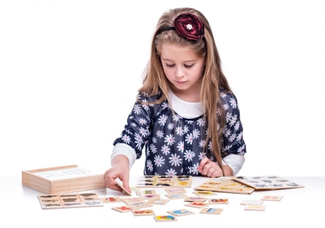 Sklop puzzle pronađi sjenu