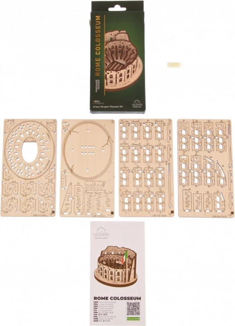 Ugears 3D drvene mehaničke puzzle Koloseum