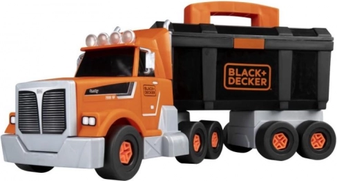 Kamion s alatom i bušilicom BLACK+DECKER, građevinski set za djecu 43 cm