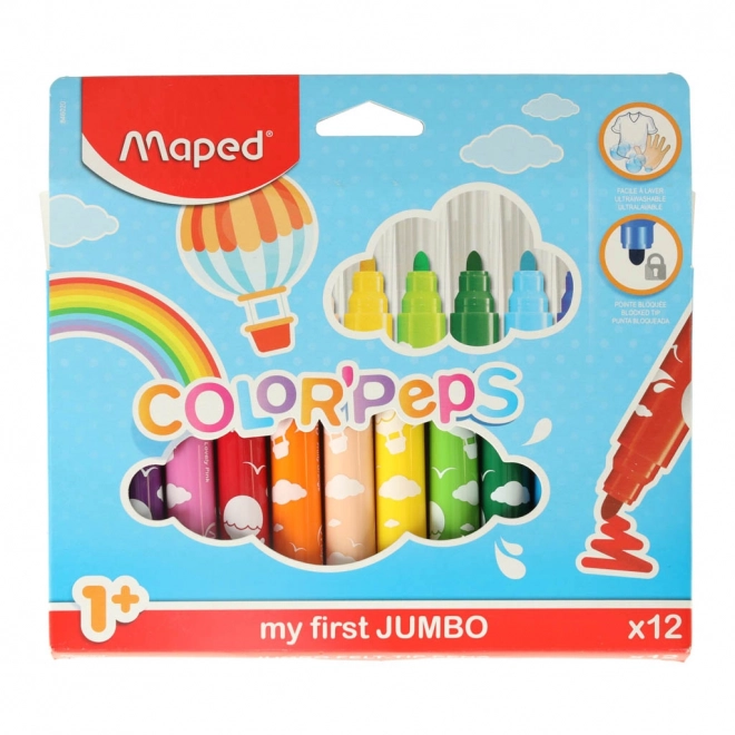 Fixy za malu djecu 1+ Maped 12 boja