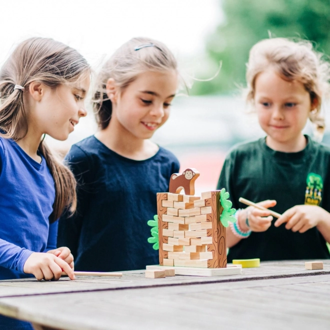 Bigjigs Toys Drvena motoricka igra Džungla u pokretu