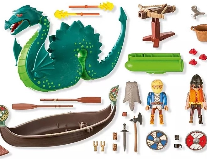 Set figurica My Life Viking s morskim zmijom
