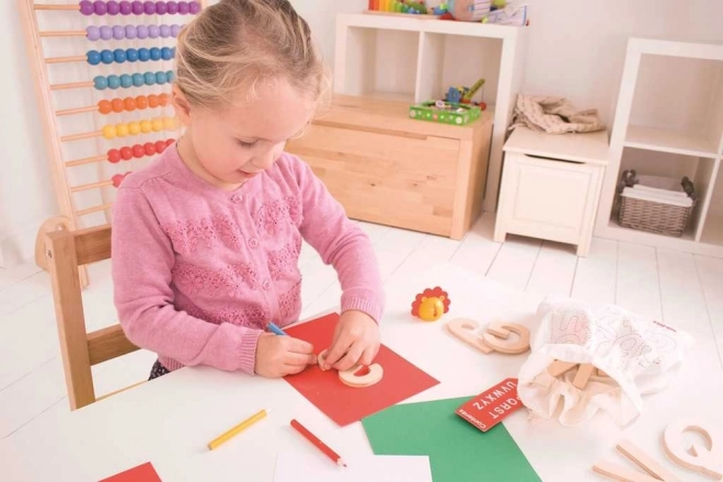Bigjigs Toys Drvena abeceda velika slova