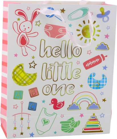 Poklon-vrećica za bebe Hello Little One 32 × 26 × 10 cm