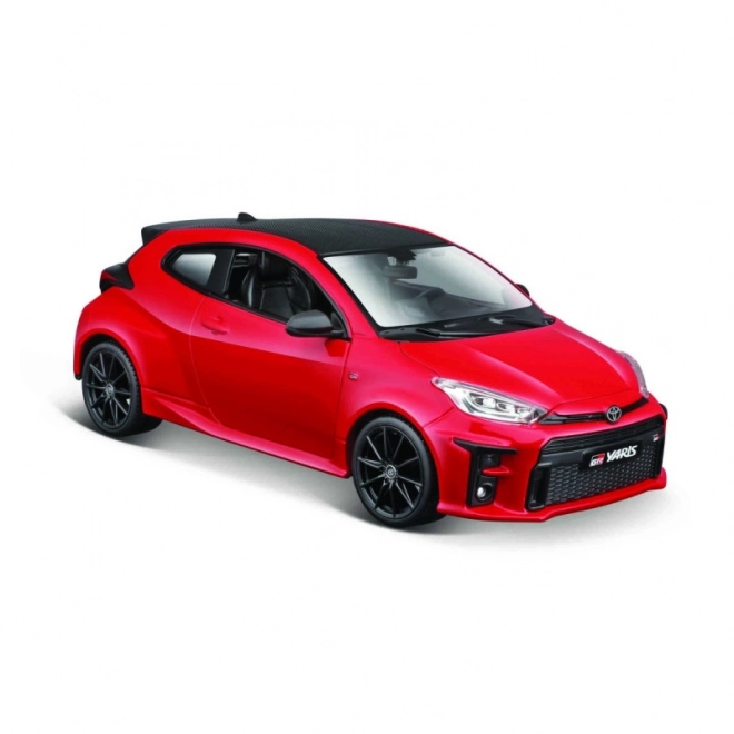 Metalni model Toyota Yaris 2021 crveni 1/24
