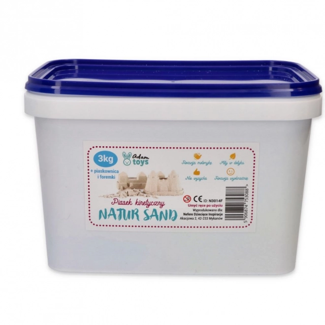 NaturSand kinetički pijesak 3 kg s kalupima i pješčanikom