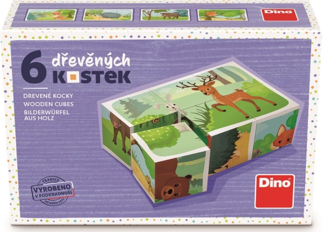 Dino Drvene kocke Šumske životinje