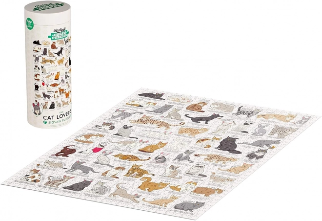 Puzzle za ljubitelje mačaka 1000 komada od Ridley's Games