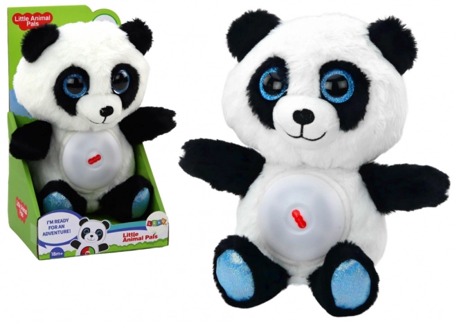 Plišani panda s noćnom lampicom i uspavankama 30 cm