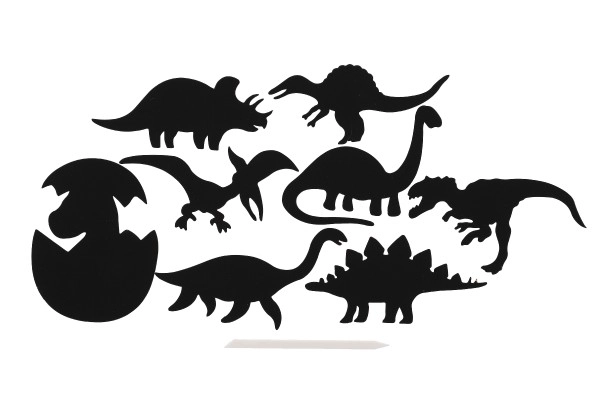Strugalica s duginim dinosaurima, 9 komada, 13-15 cm, u vrećici