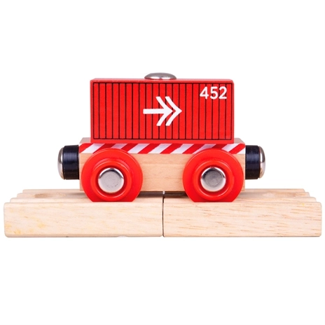 Bigjigs Rail Vagon crveni kontejner