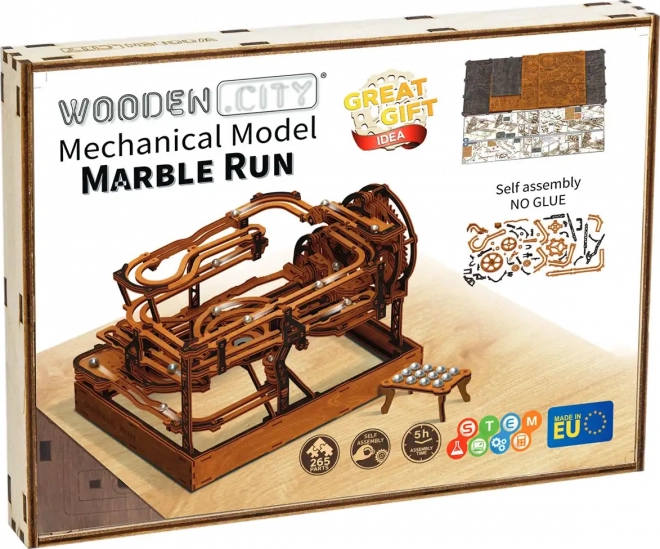 WOODEN CITY 3D drvene puzzle Staza za kuglice 265 dijelova