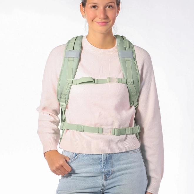 Set za školarce BAAGL Skate Max Mentol: ruksak, pernica, vrećica